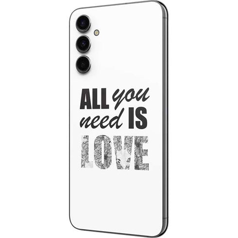 All You Need Is Love BW Galaxy A14 5G Skin